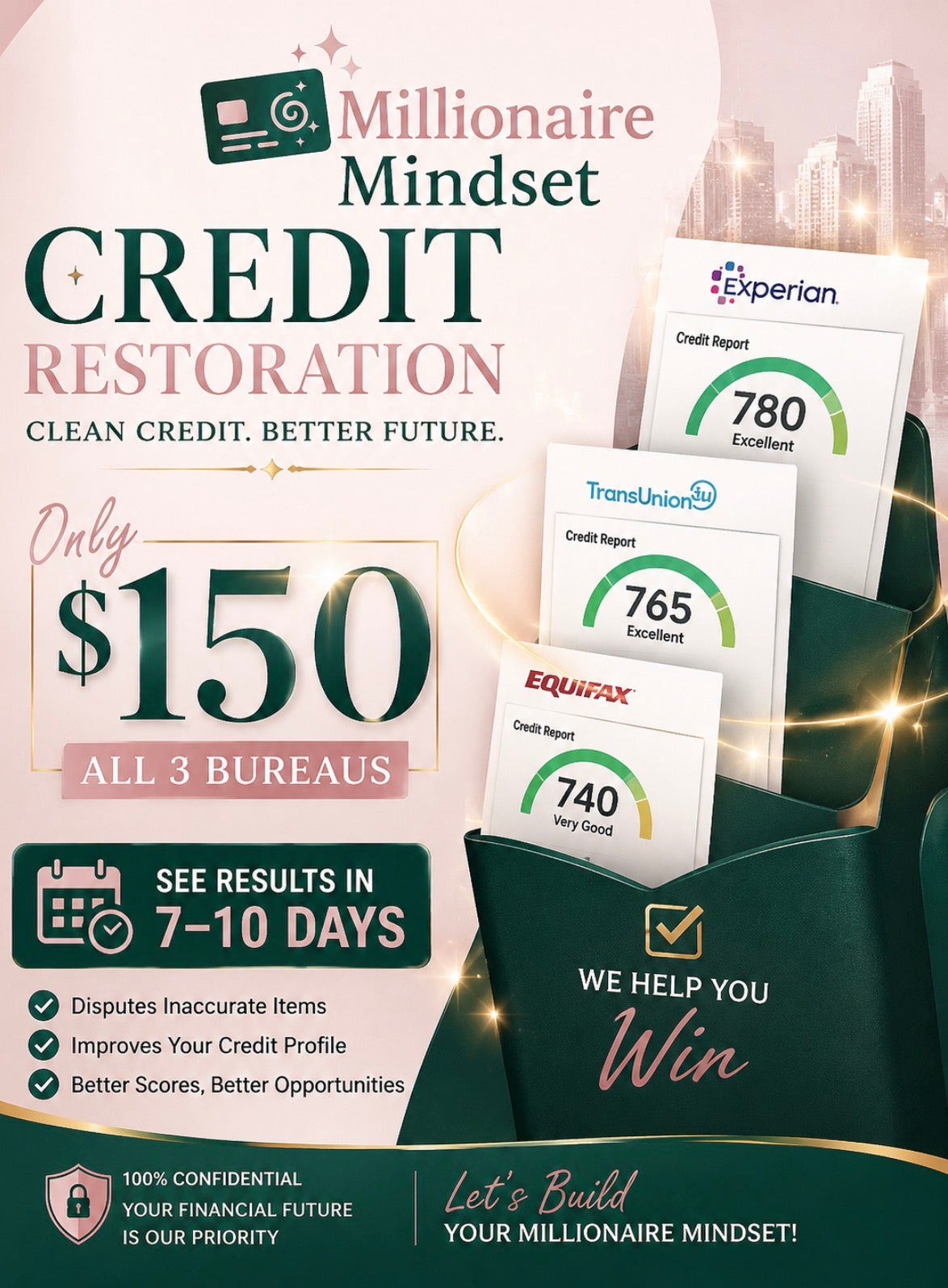 💳 3 Bureau Credit Restoration Service